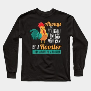 Chicken Lover Gifts chicken hen egg Long Sleeve T-Shirt